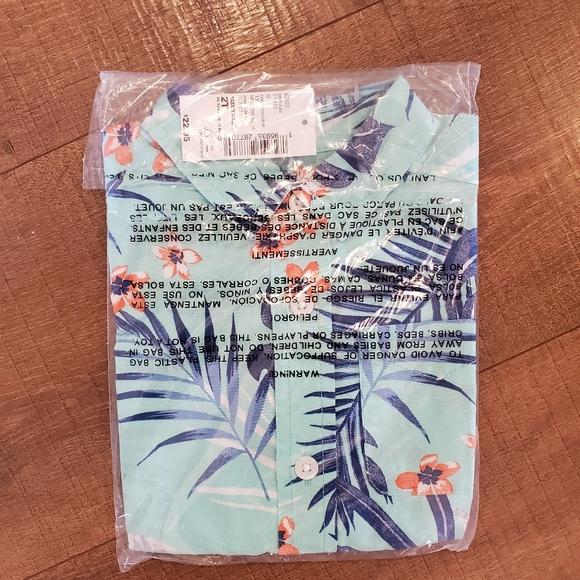 Toddler Poplin Tropical Shirt - Picture 5 of 7